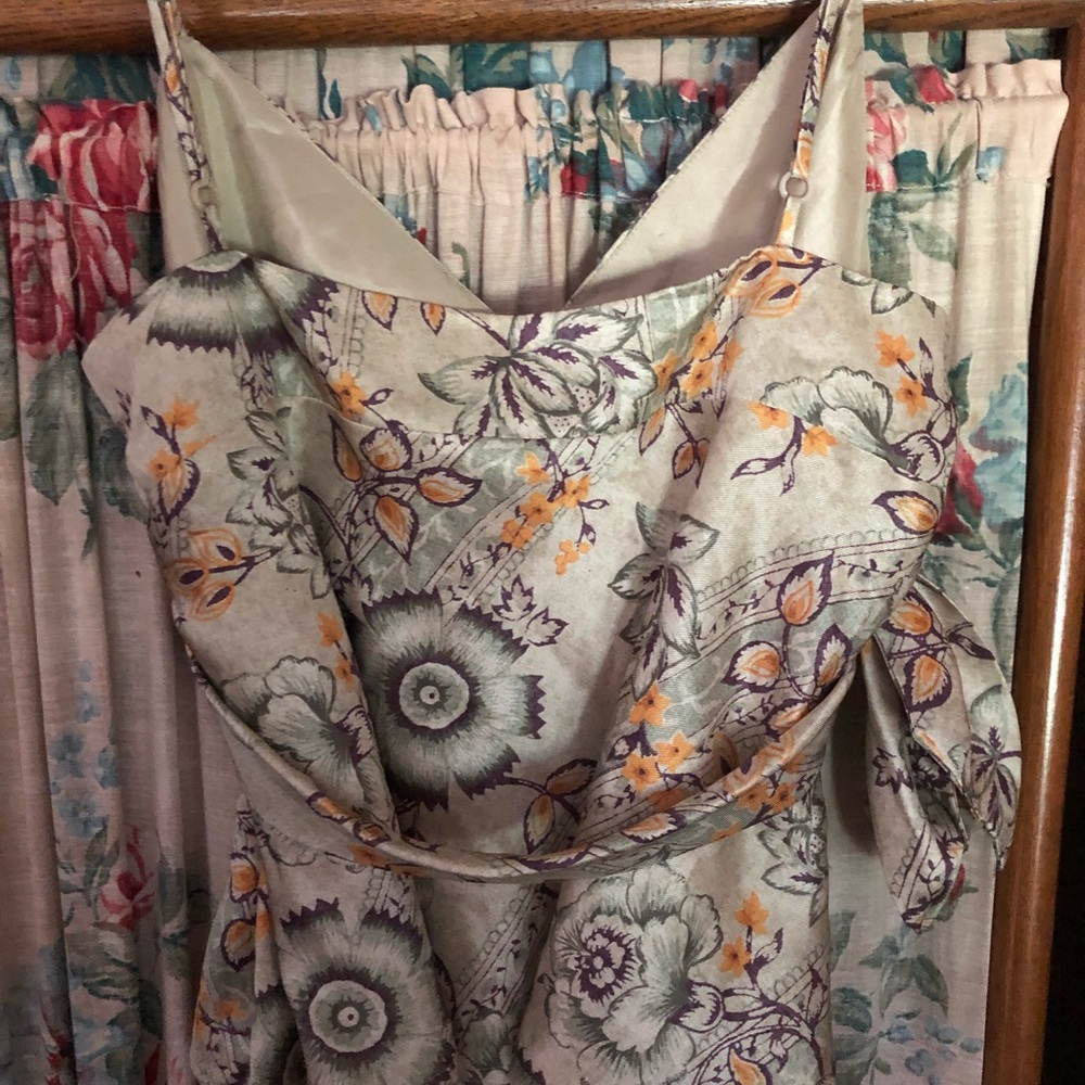 Silk flowered shirt